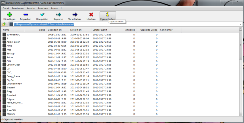 7zip Menue vorher