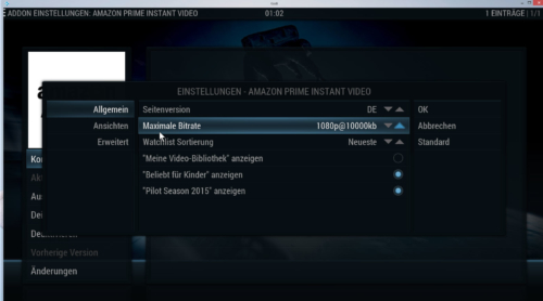 Addon-Einstellungen-Amazon-Prime-Instant-Video