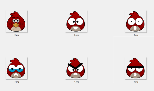 Angry Birds Icons Vorschau