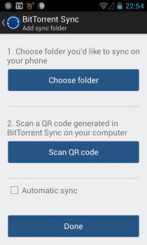 BitTorrent Sync auf Android