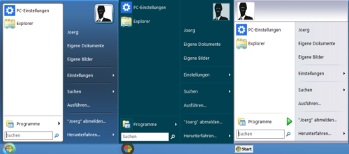Classic-Shell-Start-Menüs unter Windows 8