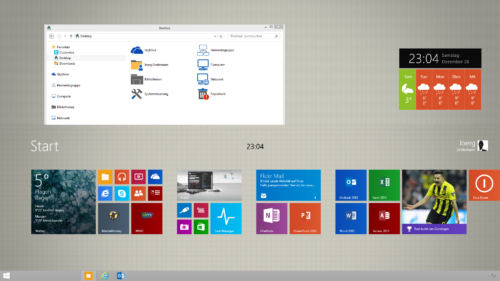Der Windows 8.2 Desktop