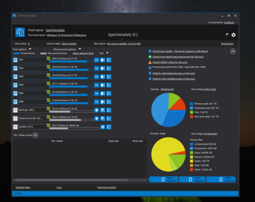 DriveBender-2.390-unter-Windows-10