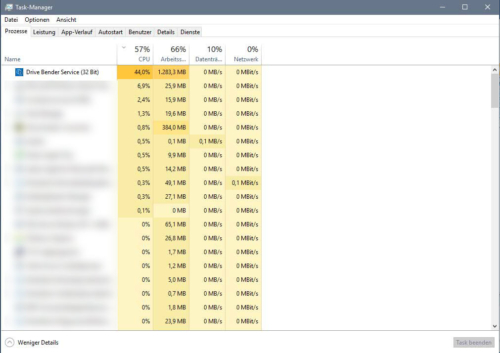DriveBender-CPU-und-RAM-Ausnutzung