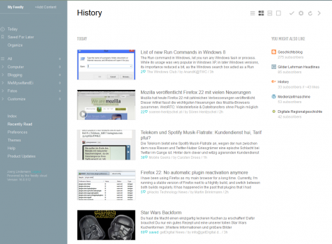 Feedly RSS Reader