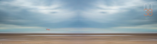 Ubuntu Desktop mit Wallpaper Formby Beach