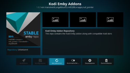 Kodi-Emby-Addon-konfigurieren