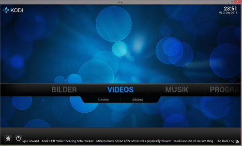 Kodi-nach-nackter-Installation