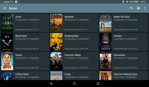 Kodi-per-Fire-Fernbedienung