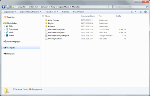 MusicBee-Bibliothek-im-User-Verzeichniss-Musik