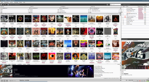 MusicBee bei der Arbeit