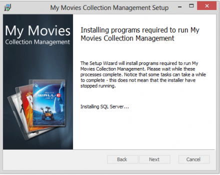 My Movies Collection Management auf Windows 8