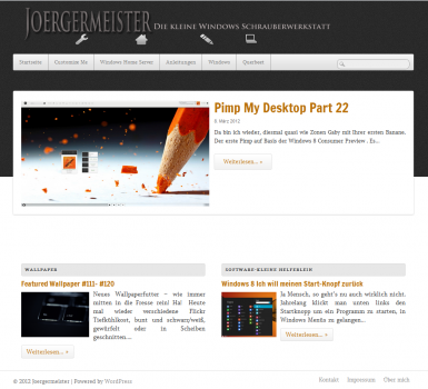 Neues WP Theme Incorporated
