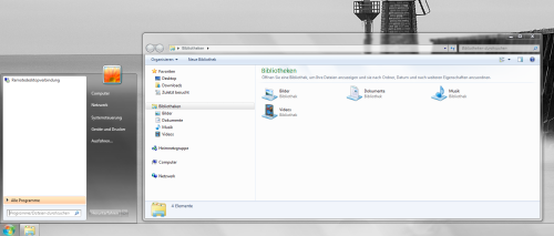 Windows Visual Styles installieren - Vorher
