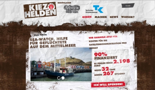 Sea Watch - Hilfe für Geflüchtete auf dem Mittelmeer