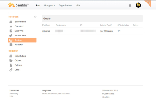 Seafile Server 3.1.6