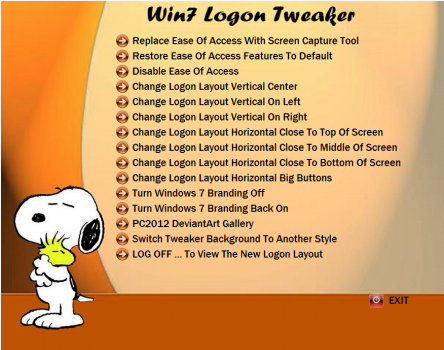 Win7 Logon Tweaker