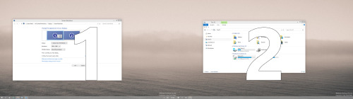 Windows 10 Preview auf 2 Monitoren