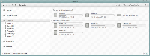 Windows 8.1 mit dem Soft Theme Windows 8.1 mit dem Soft Theme