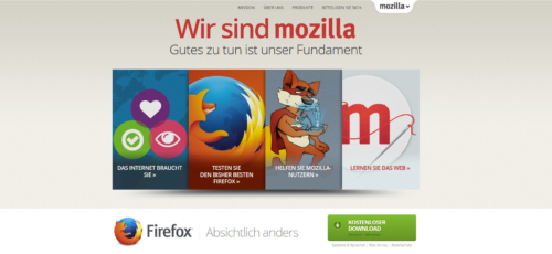 Wir sind Mozilla und nicht Google