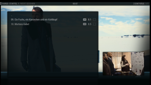 XBMC Gotham 13.2 Screenshot Serien Episoden
