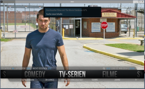 XBMC Gotham mit Aeon Nox 5