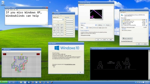 XP Style für Windows 10 via WindowsBlinds © Stardocks