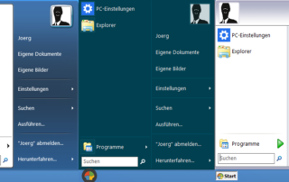 Classic-Shells-Start-Menüs unter Windows 8