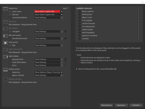 MusicBee-3.0-Neues-Layout-Einstellungsmenue