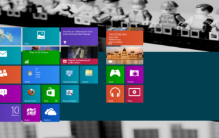 Windows 8 RTM Kachelmenü mit manuell ausgetauschtem Hintergund